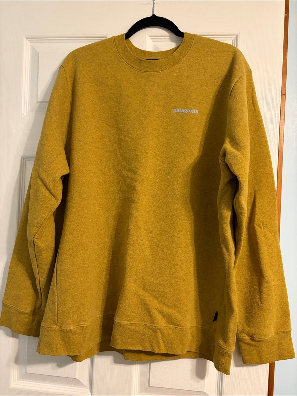 Patagonia Crewneck Sweatshirt in Mustard Yellow